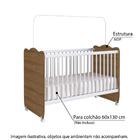 Quarto Completo Alice Berço/cômoda/roupeiro - Madeirado Mel