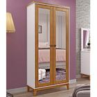 Quarto Completo Casal 6 Pç Mdf/madeira Maciça Prata 4 Fnt