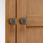 Quarto Completo Casal 6 Pç Mdf/madeira Maciça Prata 4 Fnt