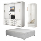 Quarto Completo Casal Anjos Plus Sapateira 2 Portas Premium E