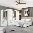 Quarto Completo Casal Anjos Plus Sapateira 2 Portas Premium E