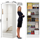 Quarto Completo Casal Anjos Premium Sapateira 2 Portas Premiu