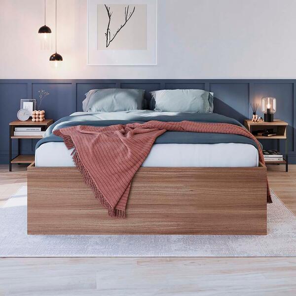 Quarto Completo Casal Com 2 Mesas De Cabeceira Montana Seraph