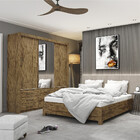 Quarto Completo Com Cama De Casal Anjos Plus Carioca Móveis