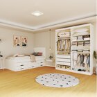 Quarto Completo Com Closet Roma E Cama Júlia Branco