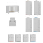 Quarto Completo Com Colchão E Poltrona De Amamentação João E