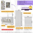 Quarto Completo Com Colchão, Poltrona De Amamentação E Puff J