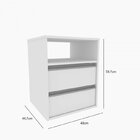 Quarto Completo Com Guarda-roupa, 1 Mesa De Cabeceira  E Cômo