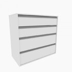 Quarto Completo Com Guarda-roupa, 1 Mesa De Cabeceira  E Cômo