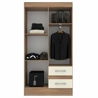 Quarto Completo Com Guarda-roupa 4 Portas E 2 Gavetas E Cômod