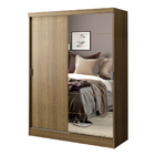 Quarto Completo com Guarda Roupa Luke e Cabeceira com 2 Mesas