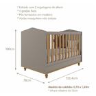 Quarto Completo De Bebê Sweety Com 7 Gavetas - Fendi/savana