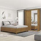 Quarto Completo De Casal Turim Plus E Cama Paula Carioca Móve