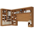 Quarto Completo Genius 9 Portas 6 Gavetas Cinamomo/ Off White