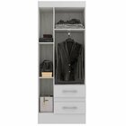 Quarto Completo Guarda-roupa 3 Portas 2 Gavetas E Cômoda 8 Ga