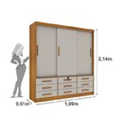 Quarto Completo Guarda Roupa 3 Portas Cama Casal E Mesa De Ca