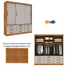 Quarto Completo Guarda Roupa 3 Portas Cama Casal E Mesa De Ca