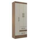 Quarto Completo Guarda-roupa 3 Portas E 2 Gavetas E Cômoda 8