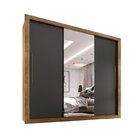 Quarto Completo Guarda Roupa Com Espelho E Beliche Sallêto Mó