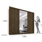 Quarto Completo Guarda Roupa Com Espelho E Beliche Sallêto Mó