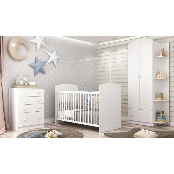 Quarto Completo Guarda-roupa/cômoda/berço Multimóveis João E