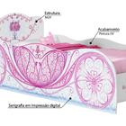 Quarto Completo Infantil Carruagem Cômoda, Cama E Guarda Rou