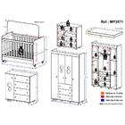 Quarto Completo Infantil Com Colchão Incluso Pimpolho Multimó