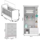 Quarto Completo Infantil Com Colchão New Ternura 9000 Peterne