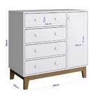 Quarto Completo Infantil Retro By110/130/140/160 Completa Móv