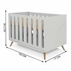 Quarto Completo Infantil Retrô Melinda Guarda Roupa, Cômoda