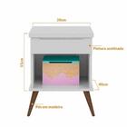 Quarto Completo Infantil Retrô Melinda Guarda Roupa, Cômoda