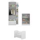 Quarto Completo João E Maria Com Guarda-roupa, Cômoda E Berço