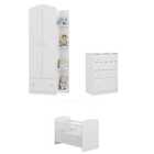 Quarto Completo João E Maria Com Guarda-roupa, Cômoda E Berço