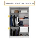 Quarto Completo Roupeiro 4 Portas Cama Mesa De Cabeceira E Pe