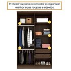 Quarto Completo Roupeiro 4 Portas, Cama, Mesa De Cabeceira, P