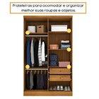 Quarto Completo Roupeiro 4 Portas, Cama, Mesa De Cabeceira, P