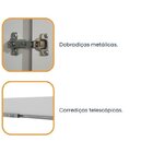 Quarto Completo Roupeiro 4 Portas, Cama, Mesa De Cabeceira, P