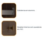 Quarto Completo Roupeiro 4 Portas Cama Mesa De Cabeceira Pent