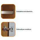 Quarto Completo Roupeiro 6 Portas, Cama Solteiro E Mesa De Ca