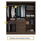 Quarto Completo Roupeiro 6 Portas, Cama Solteiro E Mesa De Ca