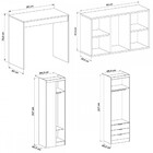 Quarto Completo Solteiro Com Escrivaninha Infinity 3 Portas 4
