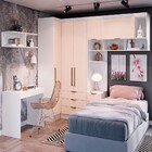 Quarto Completo Solteiro Com Escrivaninha Infinity 6 Portas 5