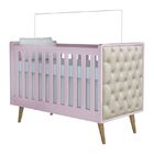 Quarto De Bebê 03 Portas Lorena Carolina Baby - Rosa Fosco