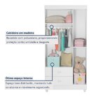 Quarto De Bebê 100% Mdf Berço Com Colchão, Cômoda Soft E Guar