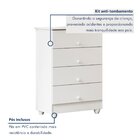 Quarto De Bebê 100% Mdf Berço Com Colchão Cômoda Soft E Guard