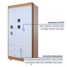 Quarto De Bebê 100% Mdf Berço Minicama Com Colchão, Cômoda E