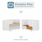 Quarto De Bebê 100% Mdf Com Berço Mini Cama Life E Cômoda Fly