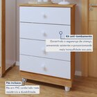 Quarto De Bebê 100% Mdf Com Berço Mini Cama Life E Cômoda Sof