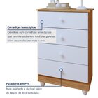 Quarto De Bebê 100% Mdf Com Berço Mini Cama Life E Cômoda Sof