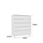 Quarto De Bebê 1 Berço 1 Cômoda 1 Guarda Roupa Delicato Tcil